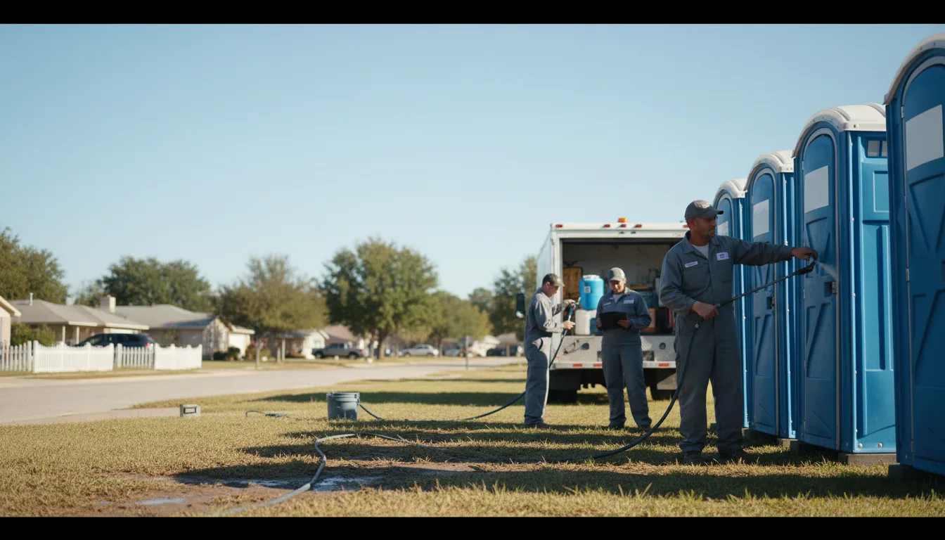 Long-Term Portable Toilet Rental in York, SC near me